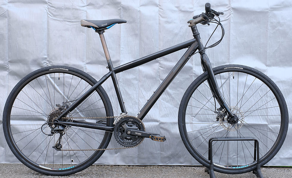 MARIN(ほぼ綺麗)MUIRWOODS 29(タイヤ新品)ブラックカラー)CT43cm)shimano 24s)700C)クロスバイク 中古