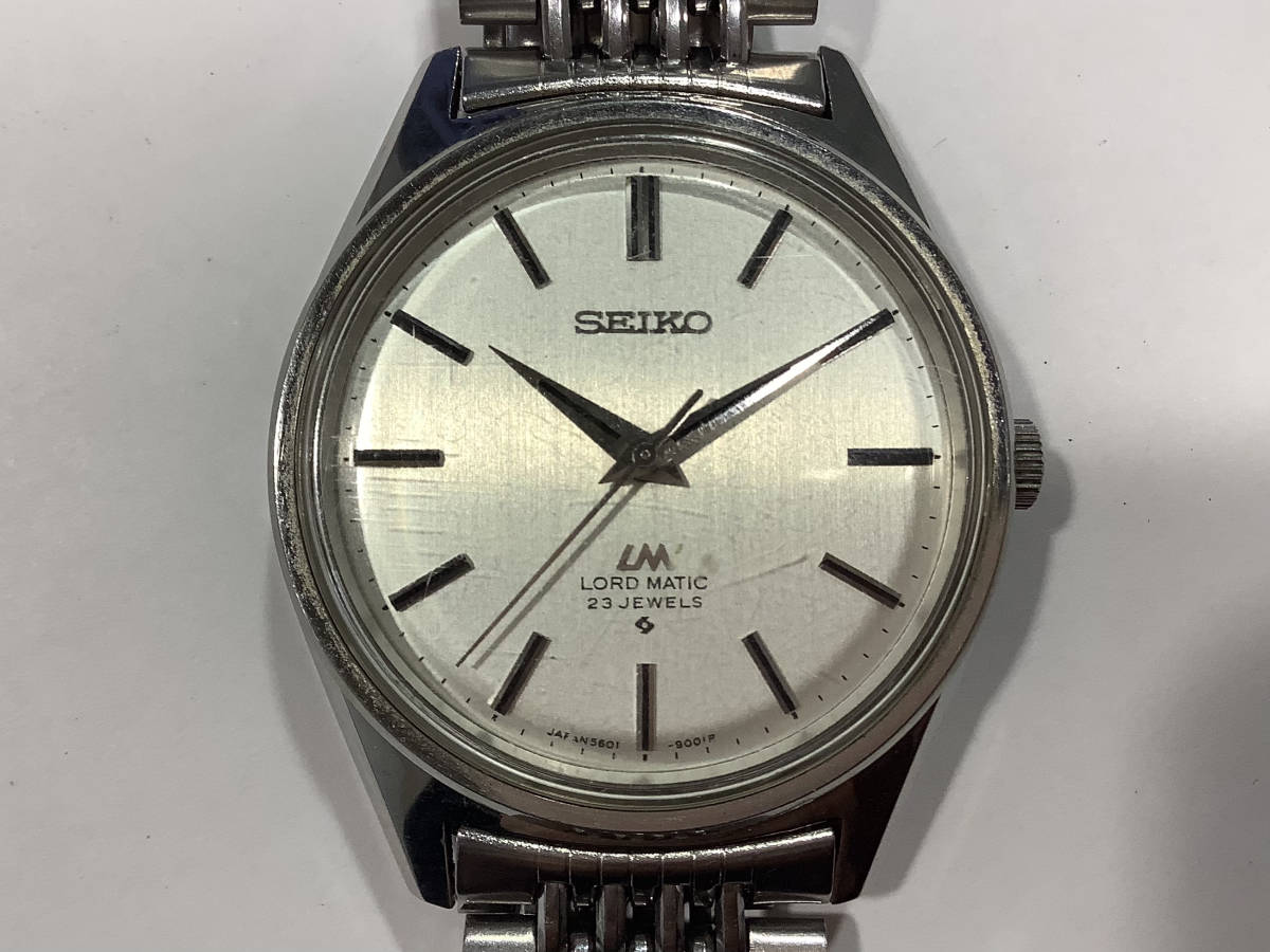 a様　２点おまとめ 8222 1円〜 SEIKO セイコー 5601-9000 ロードマチック 23石 SS