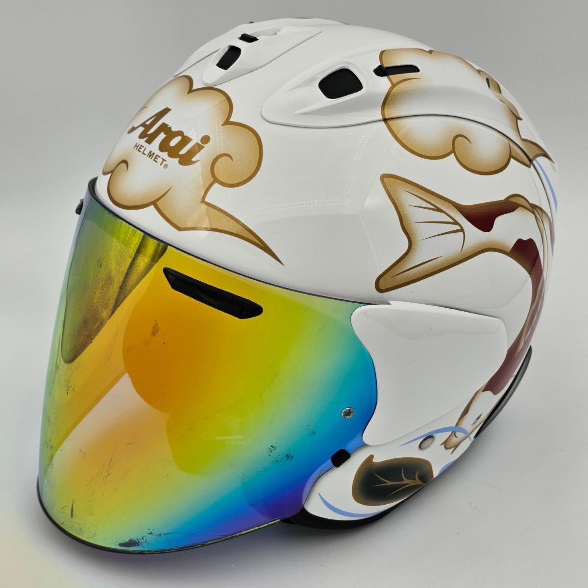 ARAI VZ-RAM NISHIKIGOI WHITE アライ 錦鯉 ホワイト Lサイズ(59-60cm 