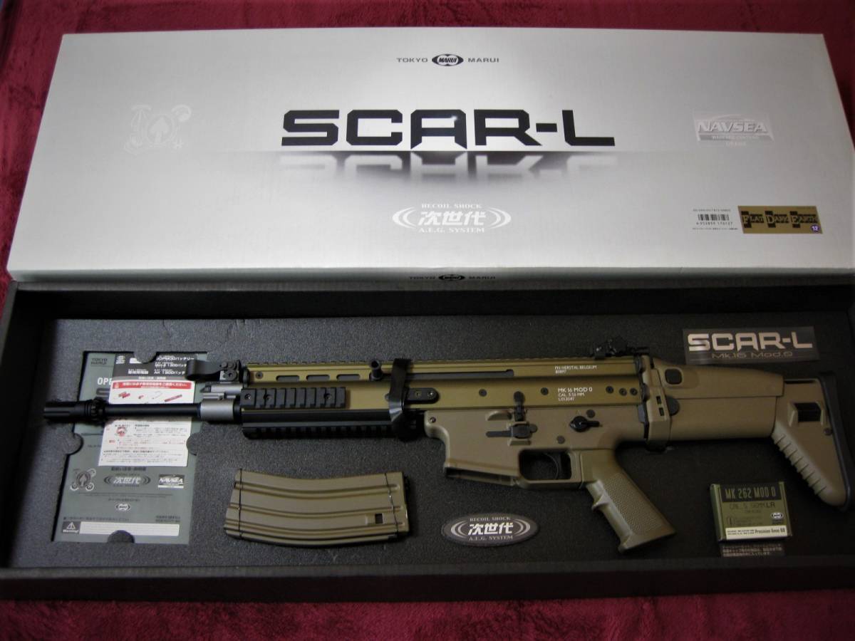 次世代電動ガン FDE SCAR-L 購入後短期使用 購入後短期使用保管