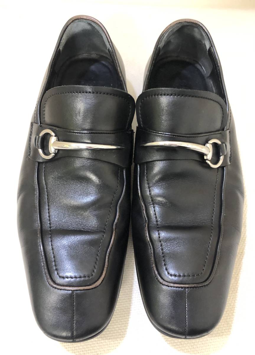 GUCCI グッチ ブリクストン ホースビット ローファー 38 1⁄2 黒金 GUCCI グッチ ブリクストン ホースビット ローファー 38 1⁄2 黒金