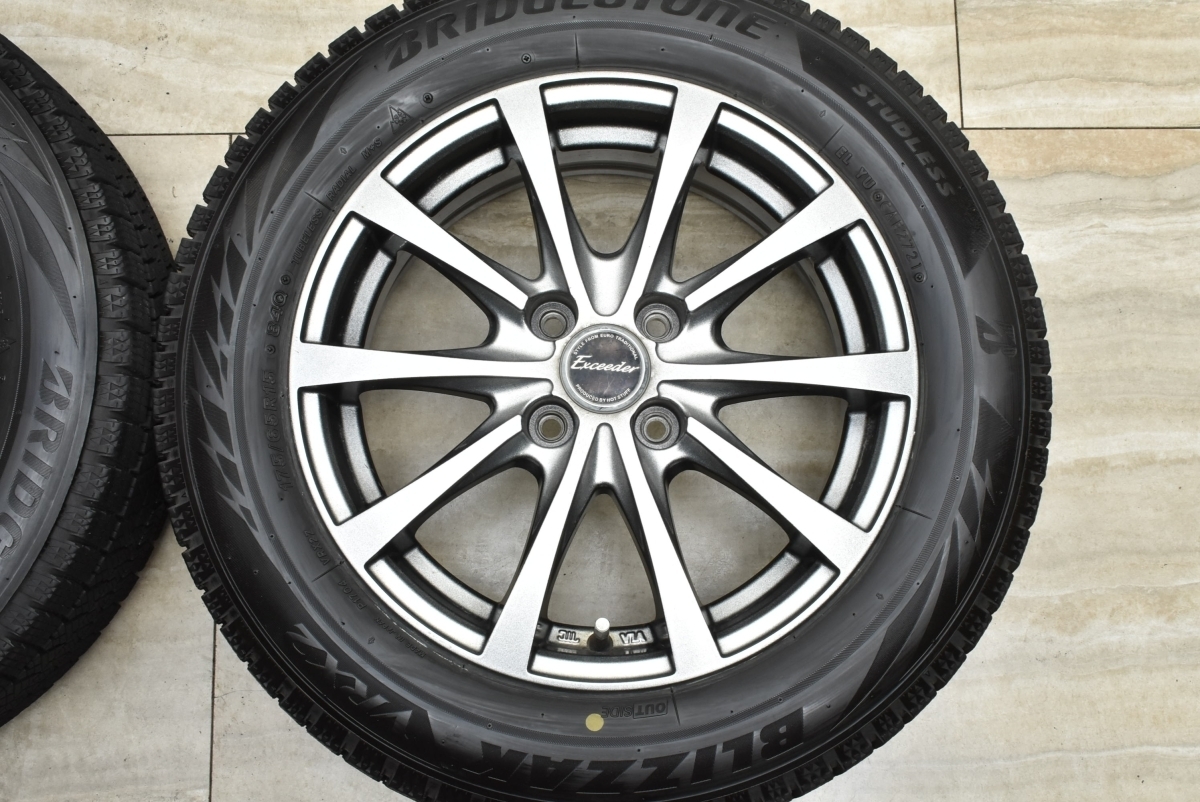 2021年製 バリ溝美品】エクシーダー 15in 5.5J +43 PCD100