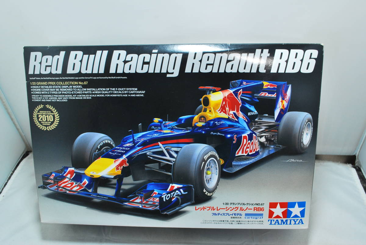 ■　希少！未開封　タミヤ　1/20　F1　RedBull　レッドブル レーシング　ルノー　RB6　エッチング付　ベッテル/ウェーバー　■