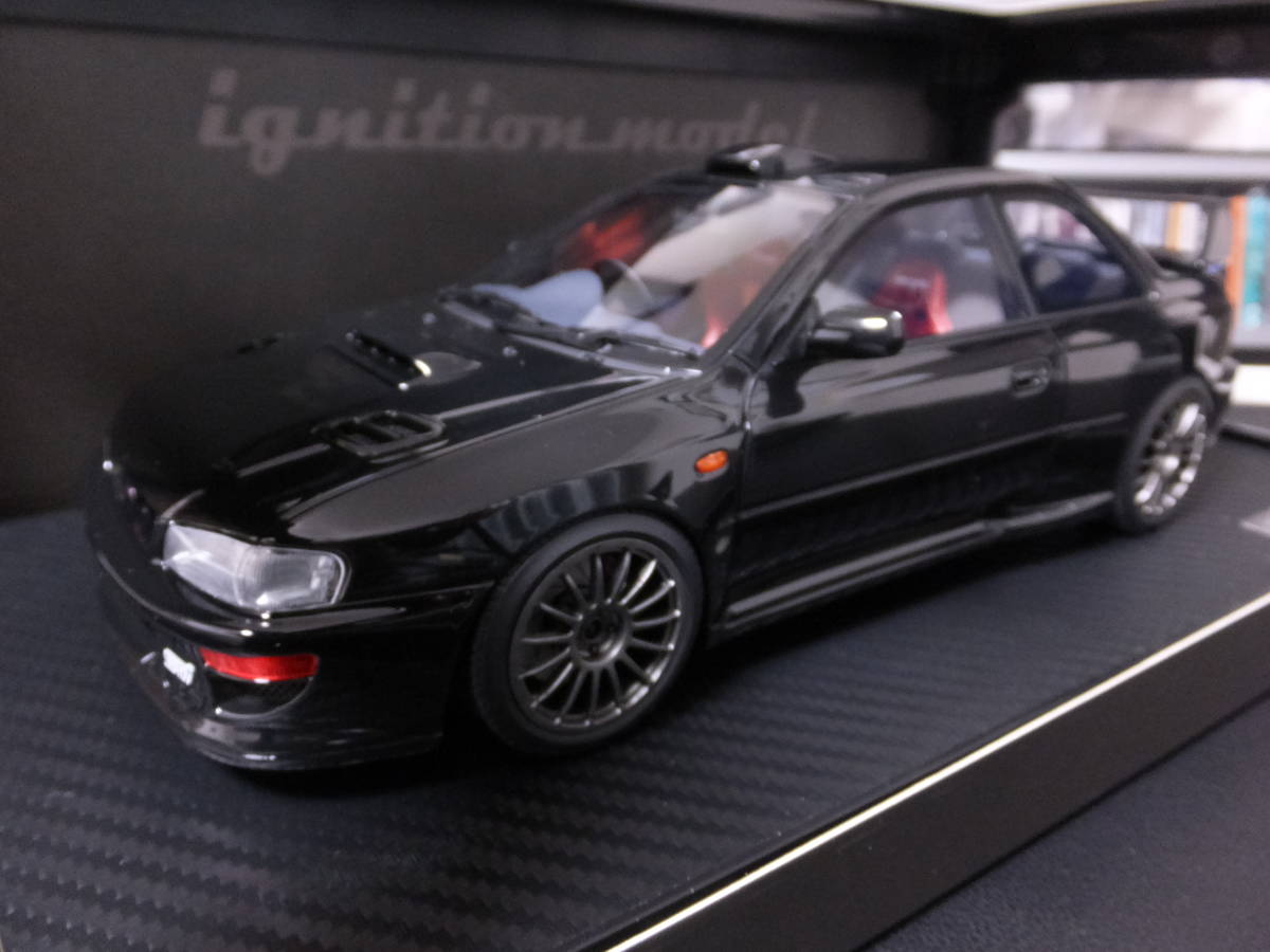 ignition model 1/18 SUBARU Impreza 22B-STi Version (GC改) Black 