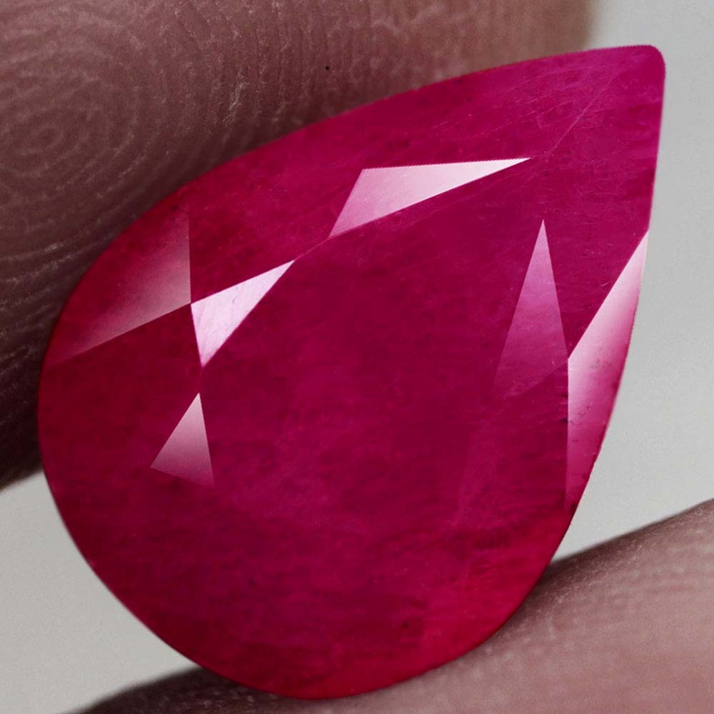 天然大粒ルビールース 7.96ct:0875】タンザニア産 Natural Ruby 裸石