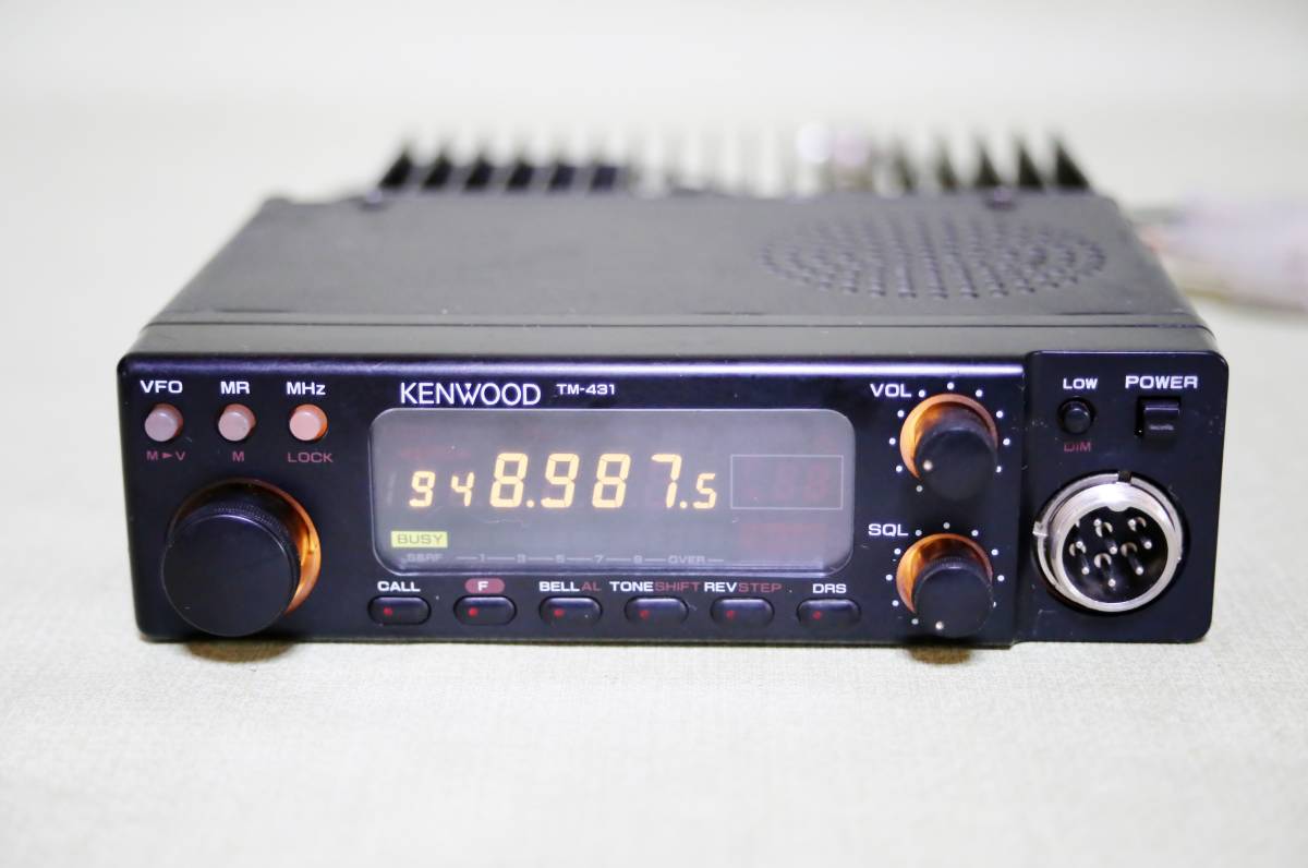 最新作，新作登場 ケンウッド TM-431S 430MHz 受信改造済み 340 