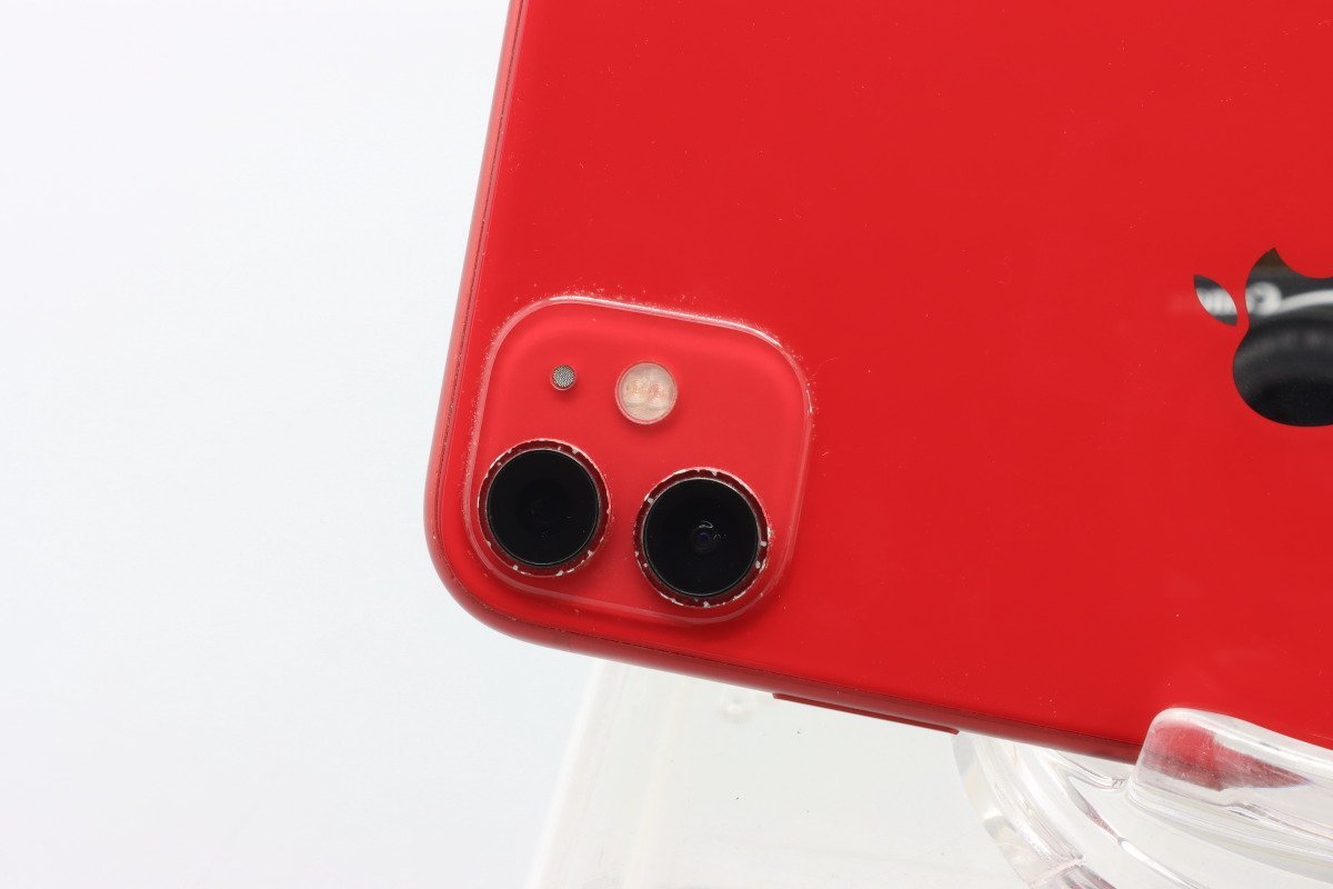 Apple iPhone11 128GB (PRODUCT)RED A2221 MWM32J/A バッテリ79% □SIM