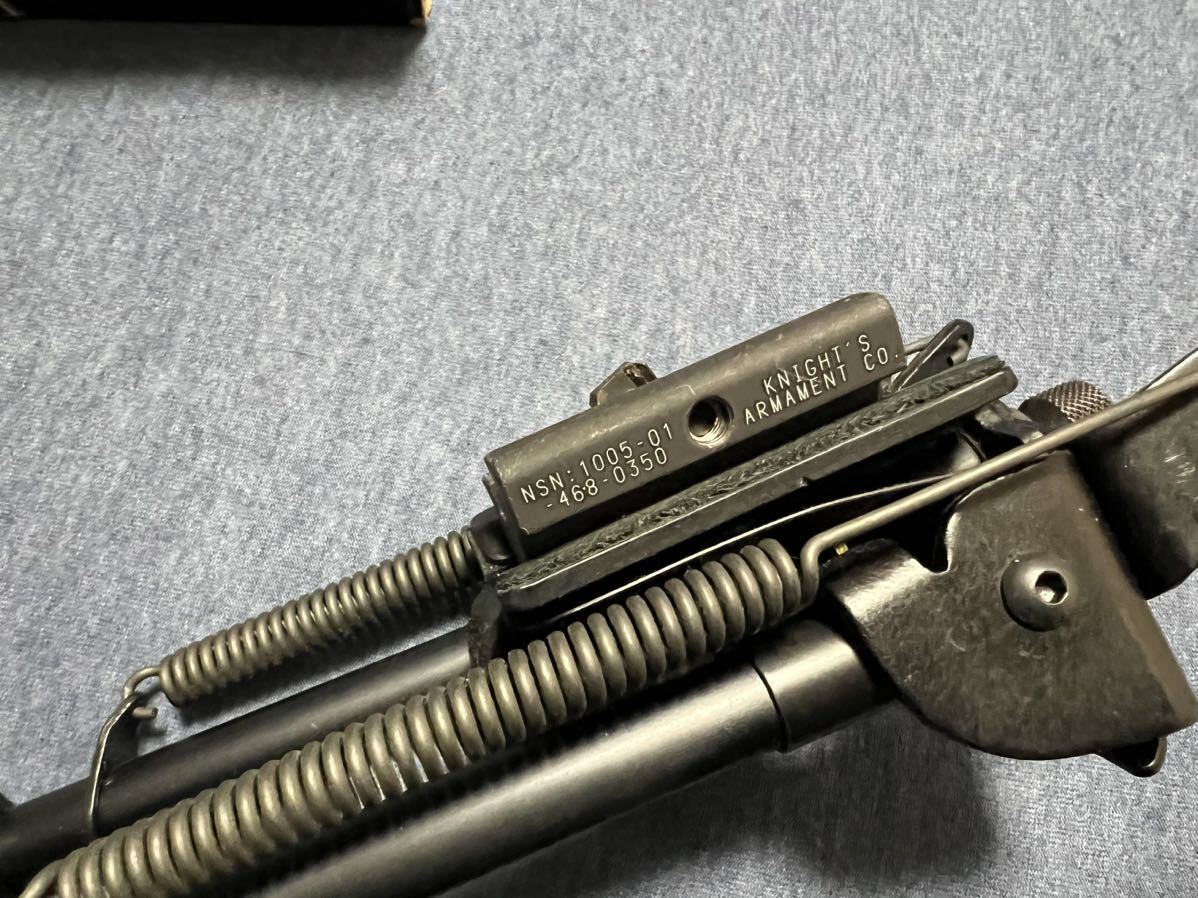 実物harris LM bipod knights bipod adapter ハリス バイポッド ナイツ
