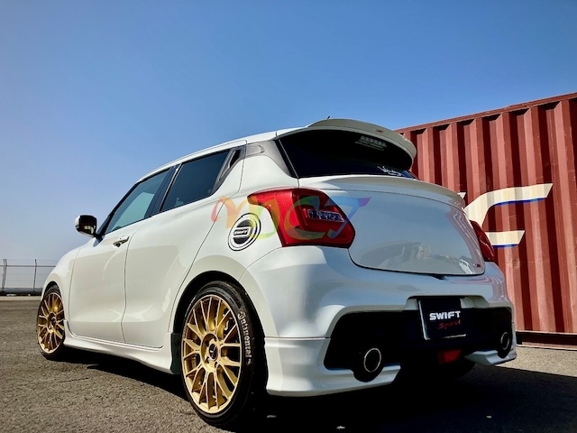 色番号#ZVR スズキ スイフトスポーツ リア トランクスポイラー ピュア