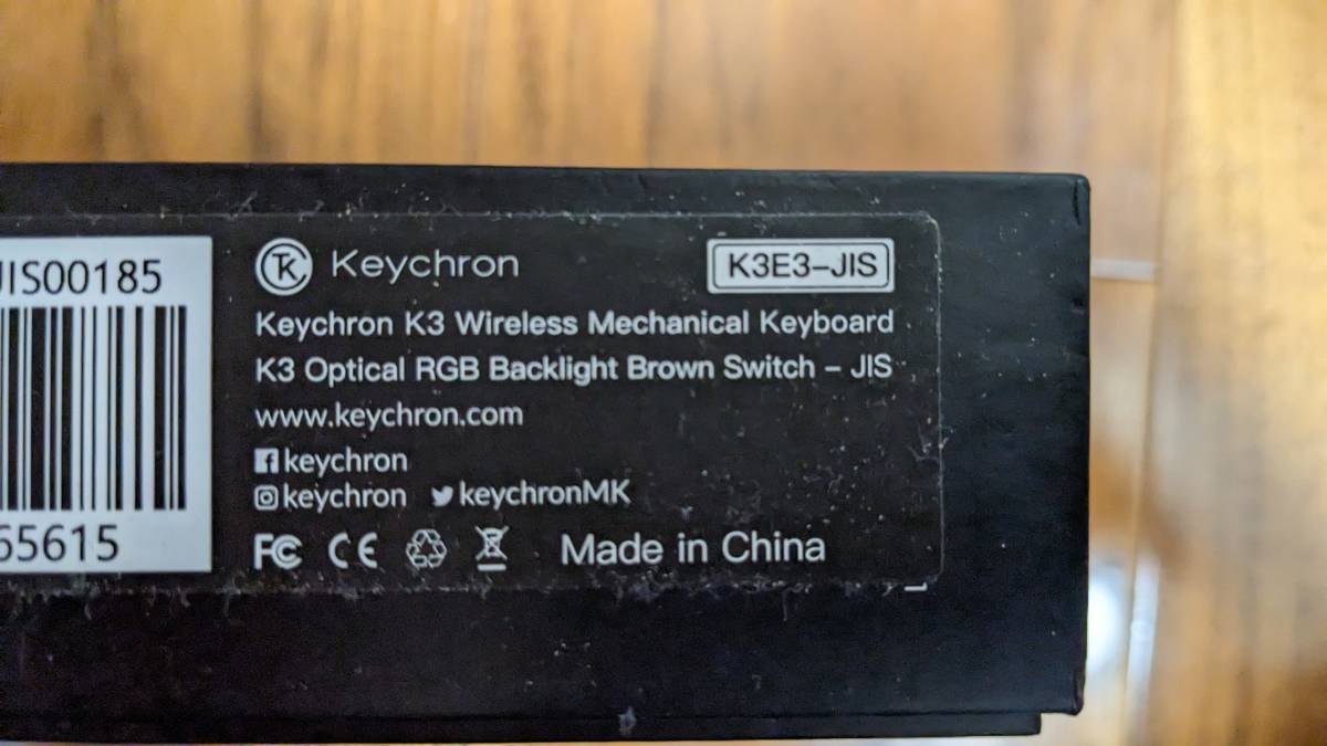 Keychron K3 茶軸超薄型ワイヤレスメカニカルキーボード（日本JIS配列 