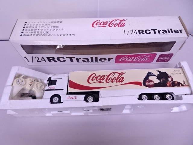 未使用　コカコーラ Mercedes-Benzデザイントレーラー　サイズ1/24 未使用 コカコーラ Mercedes-Benzデザイントレーラー サイズ1⁄24 Yahoo