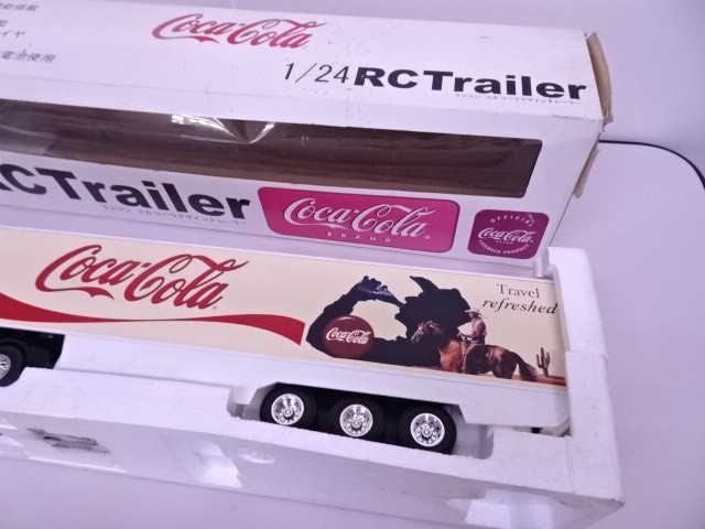 未使用品 ラジコン コカ・コーラデザイントレーラー 未使用 コカコーラ