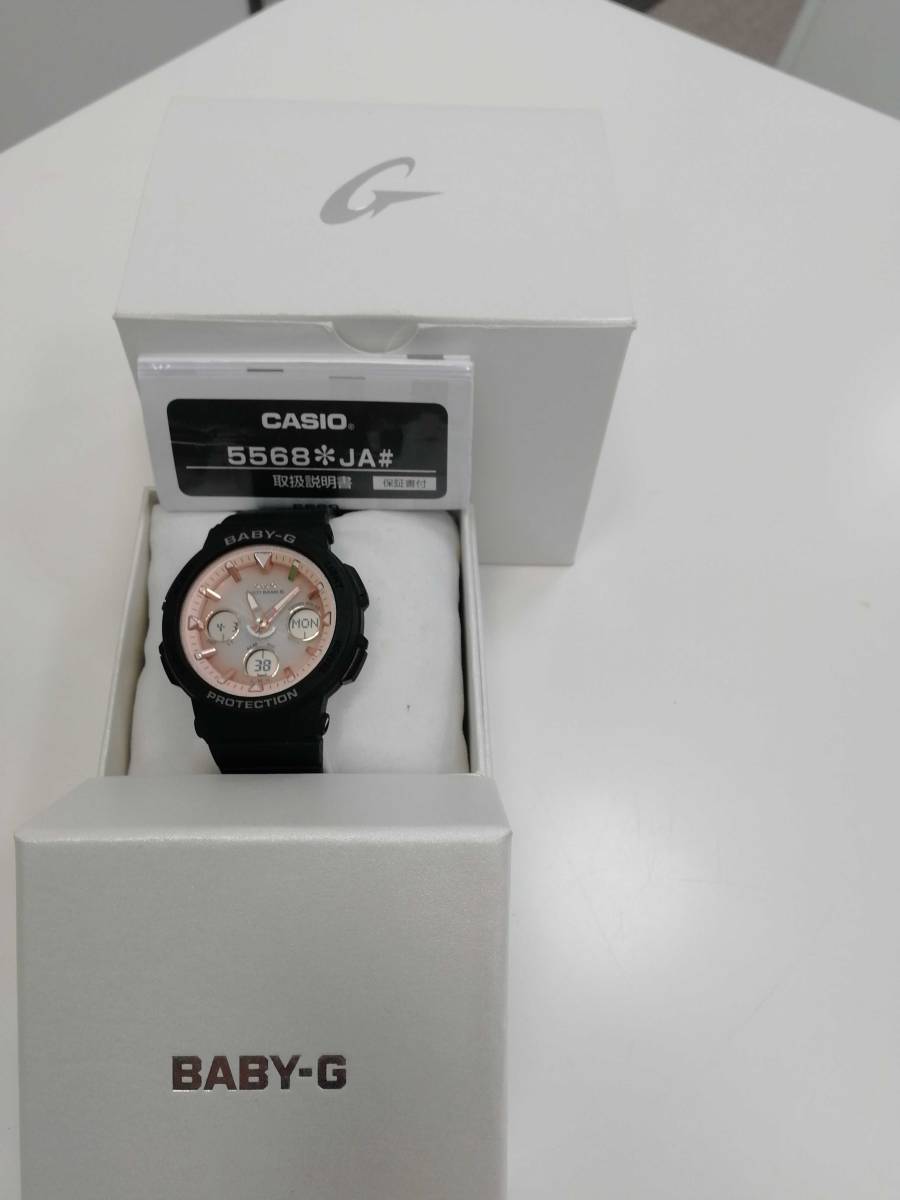 ◇◆11445　中古　稼動品　Casio　BABY-G　BGA-2500　ソーラー　箱付き　レディース　腕時計　カシオ　◆◇