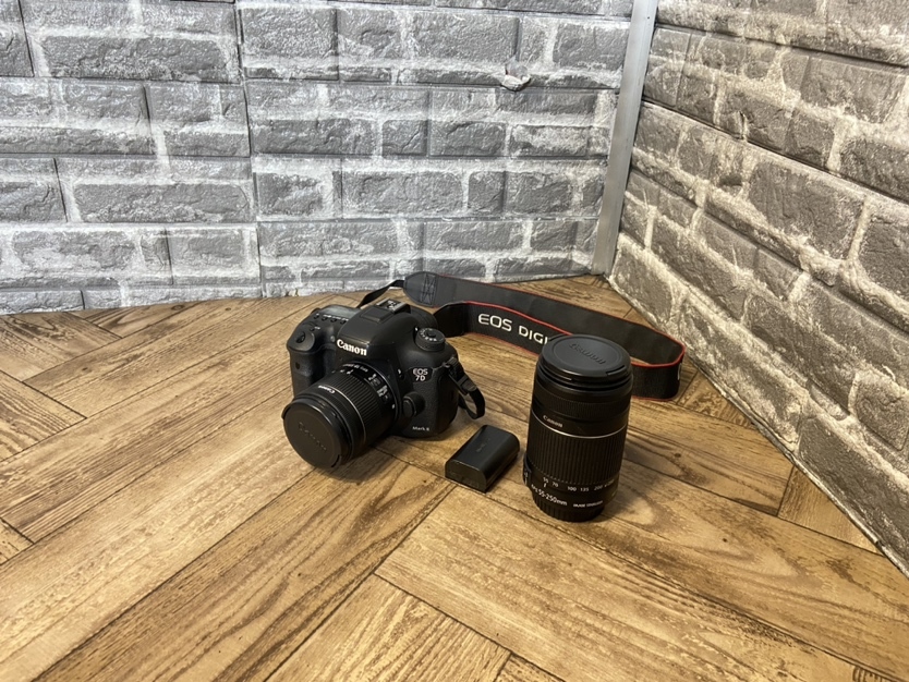 Canon EOS 7D デジタル一眼レフカメラ レンズ EFS55-250mm レンズ付き