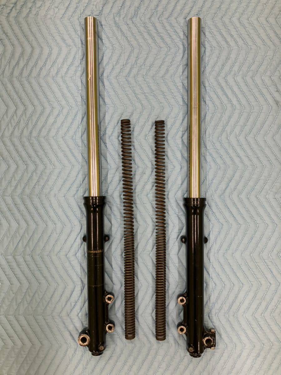 Z400GP Z550GP Z400F フロントフォーク 美品 稼働部傷無し Z400GP