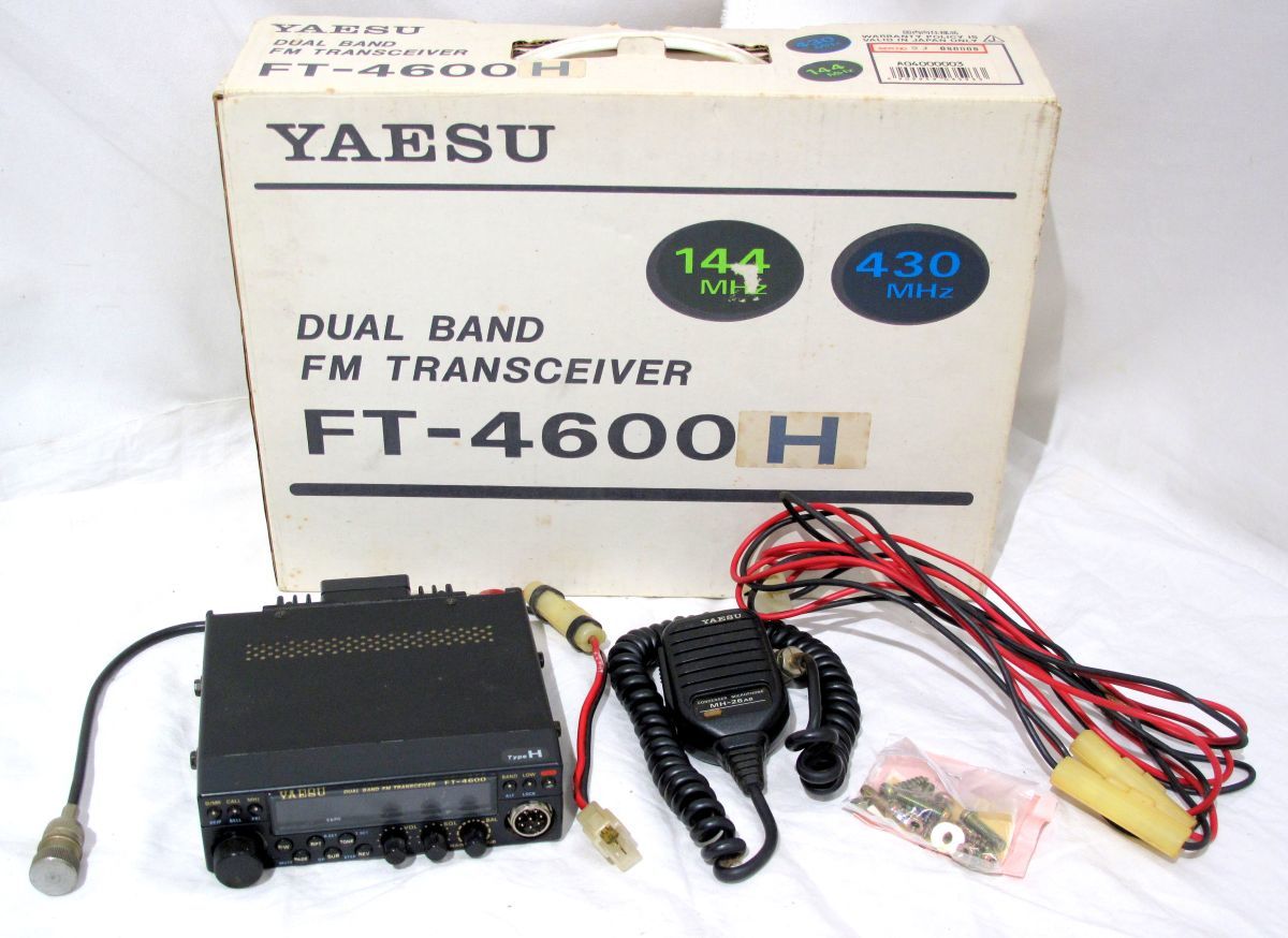 1円スタート 無線機 1点 YAESU ヤエス FT-4600H DUAL BAND デュアルバンド FM TRANSCEIVER トランシーバー 通電/動作未確認 2 E①217