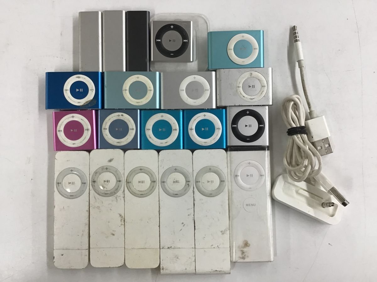 Apple iPod 12点セット　ジャンク APPLE A1204 A1373 A1271 A1156 iPod シャッフル 20点セット◇ジャンク
