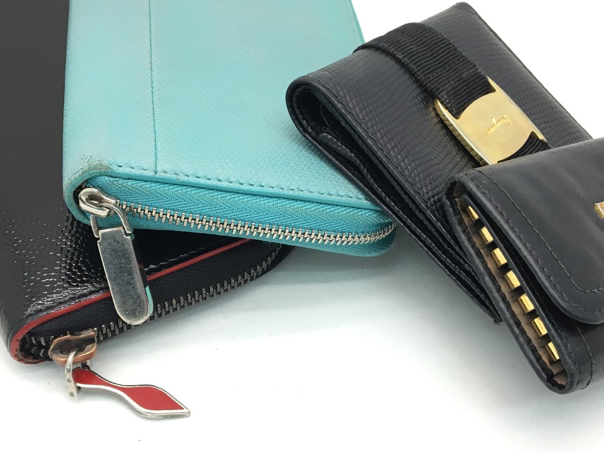 ○PRADA 長財布○プラダ ラウンドジップ ナイロン ロゴ ブラック 三角 