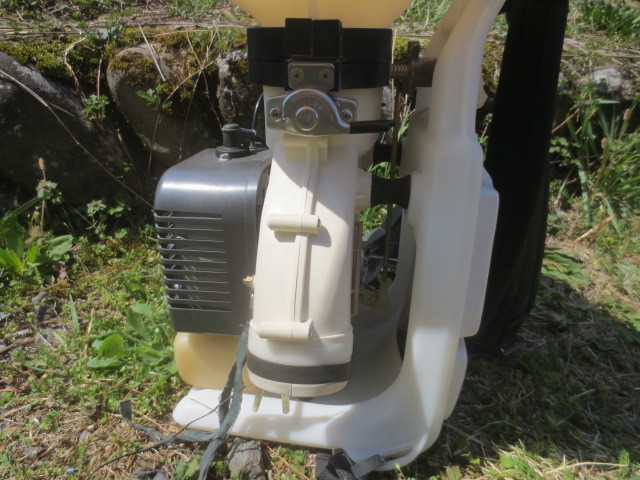 ◇MARUYAMA 丸山 背負い動力散布機 MDJ40-13 エンジン始動OK◇背負散布 