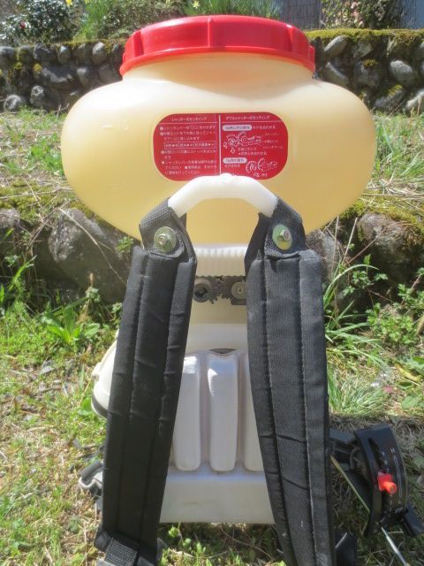 丸山 MDJ40-13 背負い式動力散布機 ◇MARUYAMA 丸山 背負い動力散布機 MDJ40-13 エンジン始動OK◇背負散布
