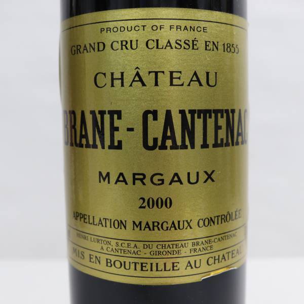 Chateau Brane Cantenac（シャトー ブラーヌ カントナック）2000 13％ 750ml U23C310017