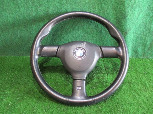 美品 BMW E34 5シリーズ 純正ステアリング 4本スポーク エアバッグなし