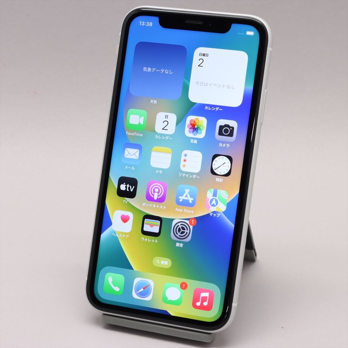 Apple iPhoneXR 128GB White A2106 MT0J2J/A バッテリ78% □au