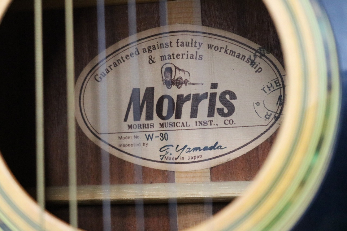 ト長】 Morris モーリス アコースティックギター W-30 アコギ ハード