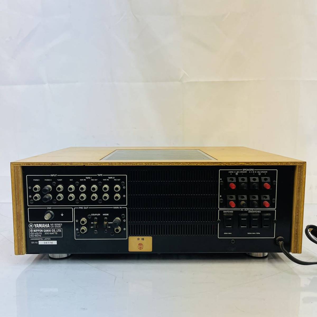 3SA8 YAMAHAヤマハ CA-2000 プリメインアンプ 通電OK 中古 現状品 動作未確認_3