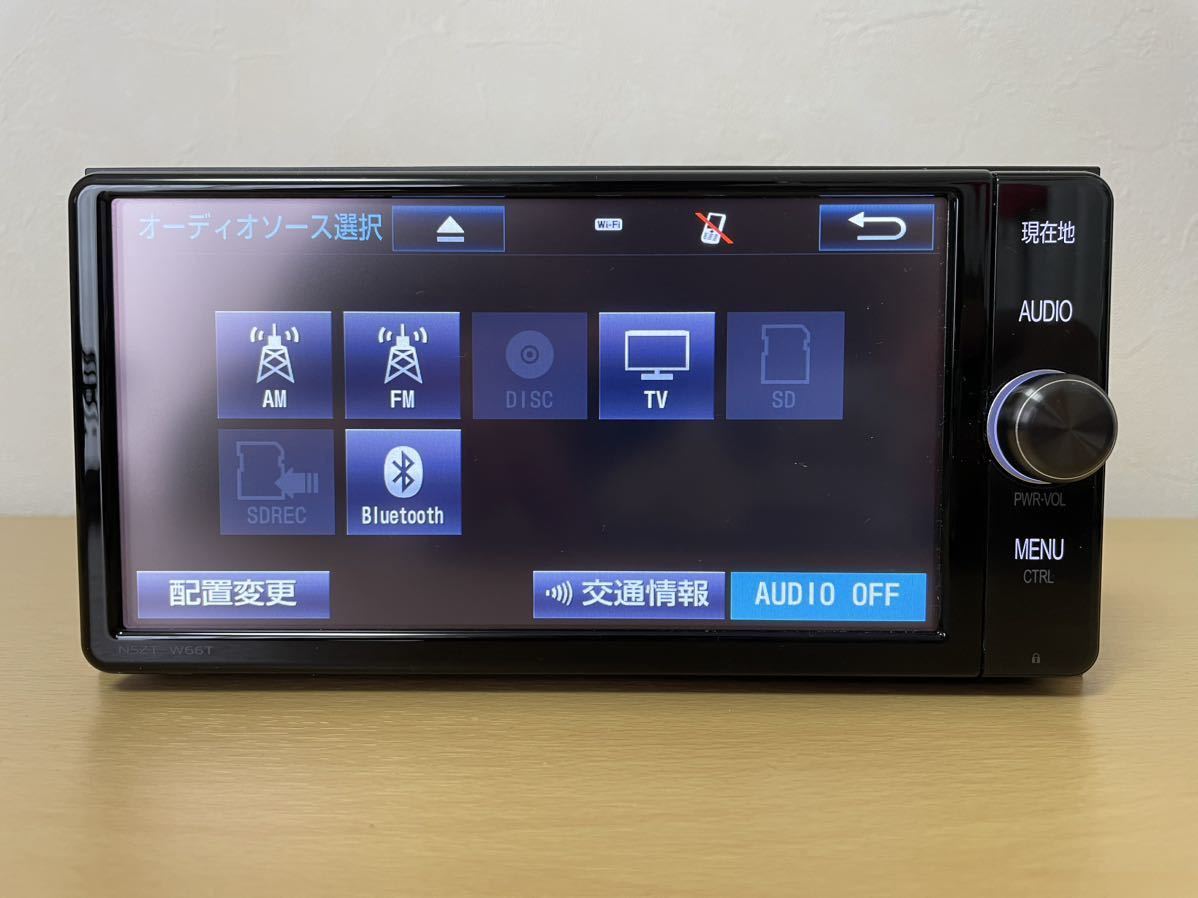 トヨタ純正 SDナビ フルセグ NSZT-W66T 地図データ 2016年 秋版