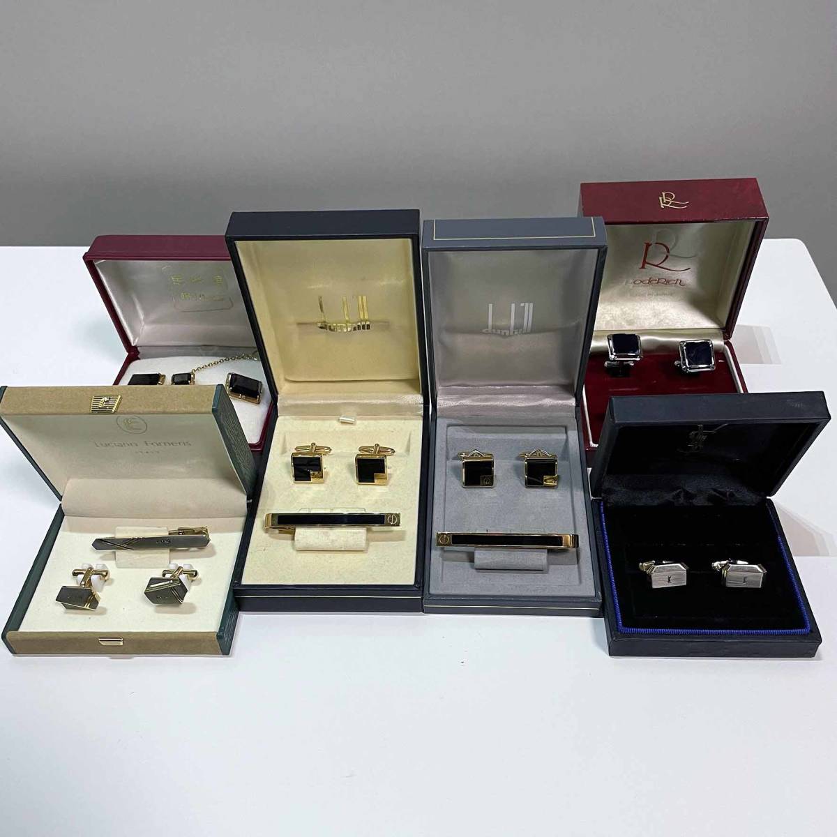dunhill ダンヒル YSL等 ネクタイピン、カフスボタン おまとめ6セット 