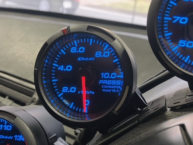 Defi デフィ レーサーゲージ Racer Gauge 圧力計 Φ52 ブルー 油圧 燃圧  