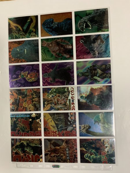▽アマダ ゴジラ GODZILLA 1996 クロミウム カード 54種(特撮)｜売買