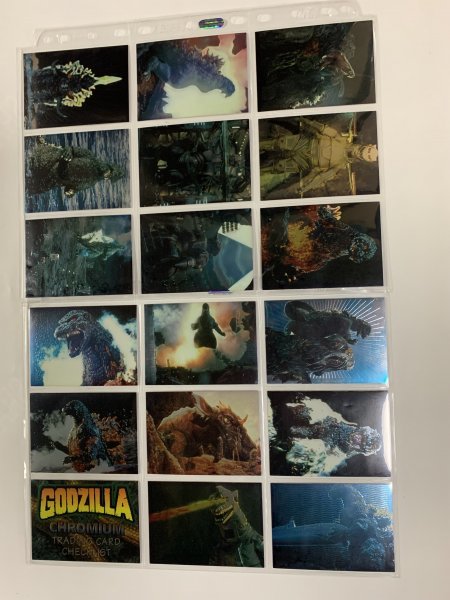 ▽アマダ ゴジラ GODZILLA 1996 クロミウム カード 54種(特撮)｜売買