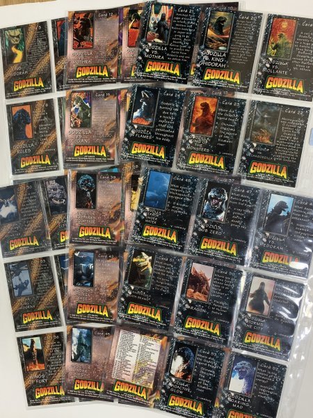 ▽アマダ ゴジラ GODZILLA 1996 クロミウム カード 54種(特撮)｜売買