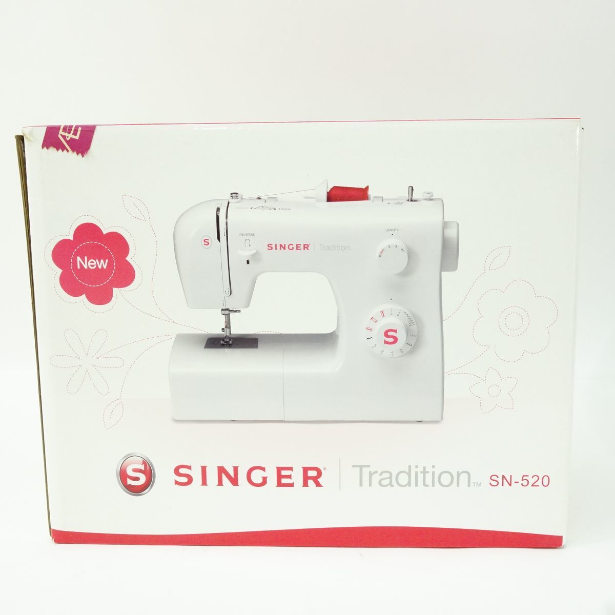 106 SINGER/シンガー 家庭用ミシン SN520 裁縫 ※中古/現状品(本体 