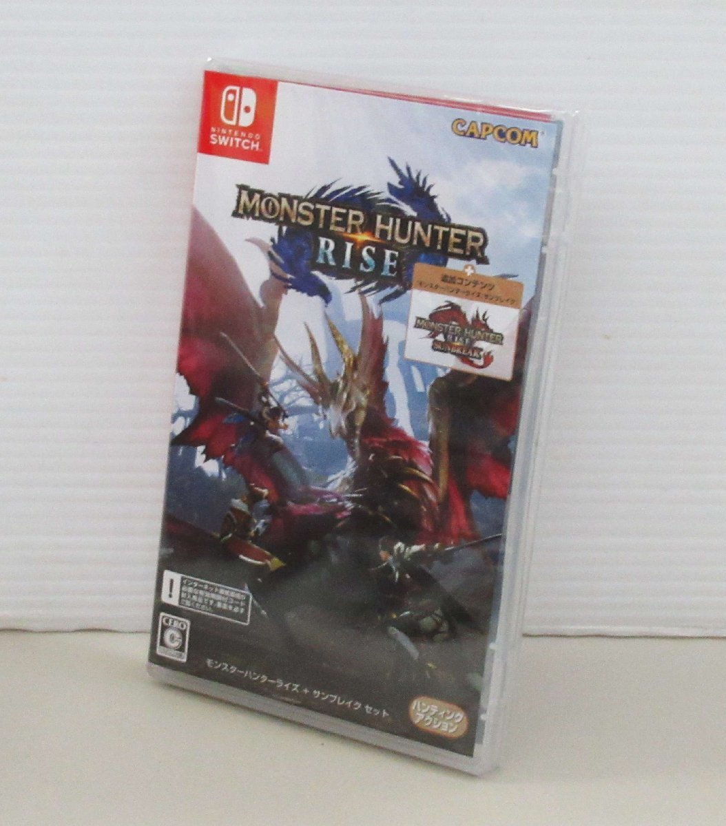 ☆【新品・未開封】CAPCOM　カプコン　Nintendo Switch　ニンテンドースイッチ　ソフト　モンスターハンターライズ+サンブレイクセット