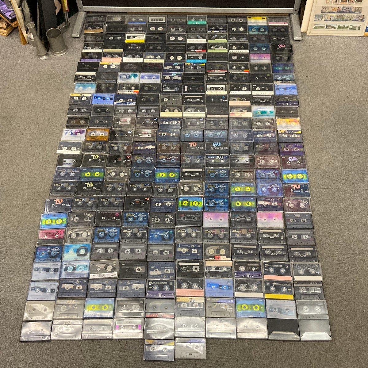 ♪同梱不可 使用済み カセットテープ ハイポジメイン 200本以上 動作未確認 書き込みあり ジャンク@L347