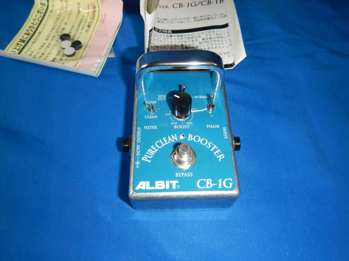 ALBIT PURE CB-1G CLEAN BOOSTER ⁄ FOR CB-1B Guitar BASS Natural