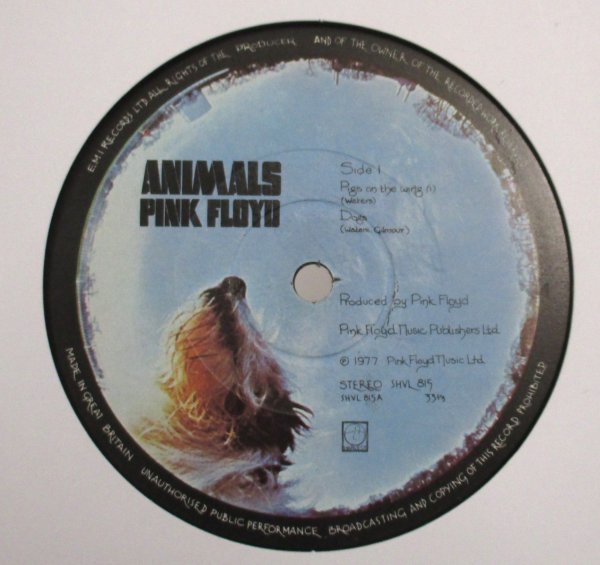 Pink - Animals Floyd Vinyl | UK LP 1st — – & CDs .: Floyd