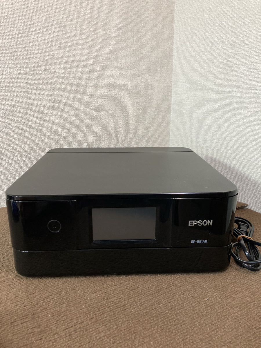 I【中古品】EPSON/エプソン/インクジェットプリンター/2019年製/EP-881AB 通電・動作確認済