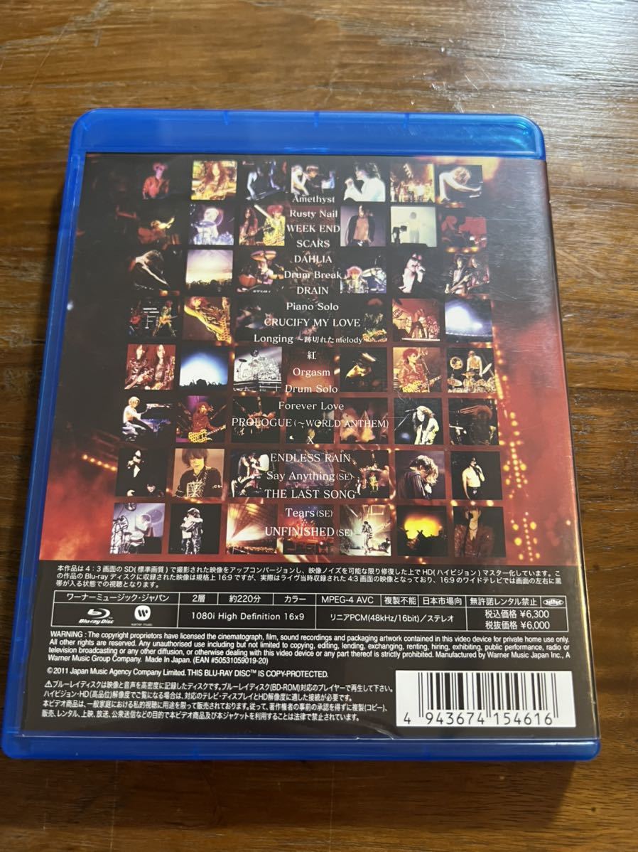 X JAPAN 『The Last Live 完全版』Blu-ray X JAPAN THE LAST LIVE 完全
