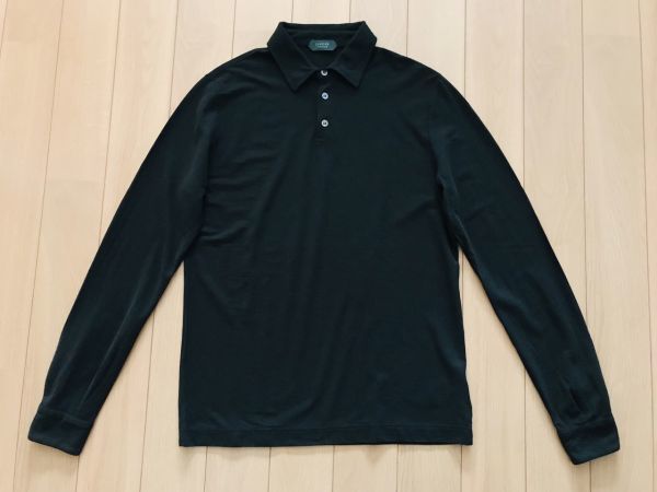 定番人気，お得 ZANONE ザノーネ ICECOTTON 薄手ニットポロシャツ 黒 48 イタリア製(Sサイズ)｜売買されたオークション情報、yahooの商品情報をアーカイブ公開 - オークファン Sサイズ