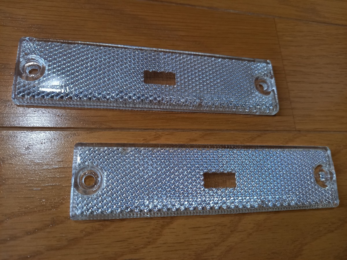 新品】RX-7 FC3S ☆クリア フラットサイドターンレンズ☆ (左右セット 