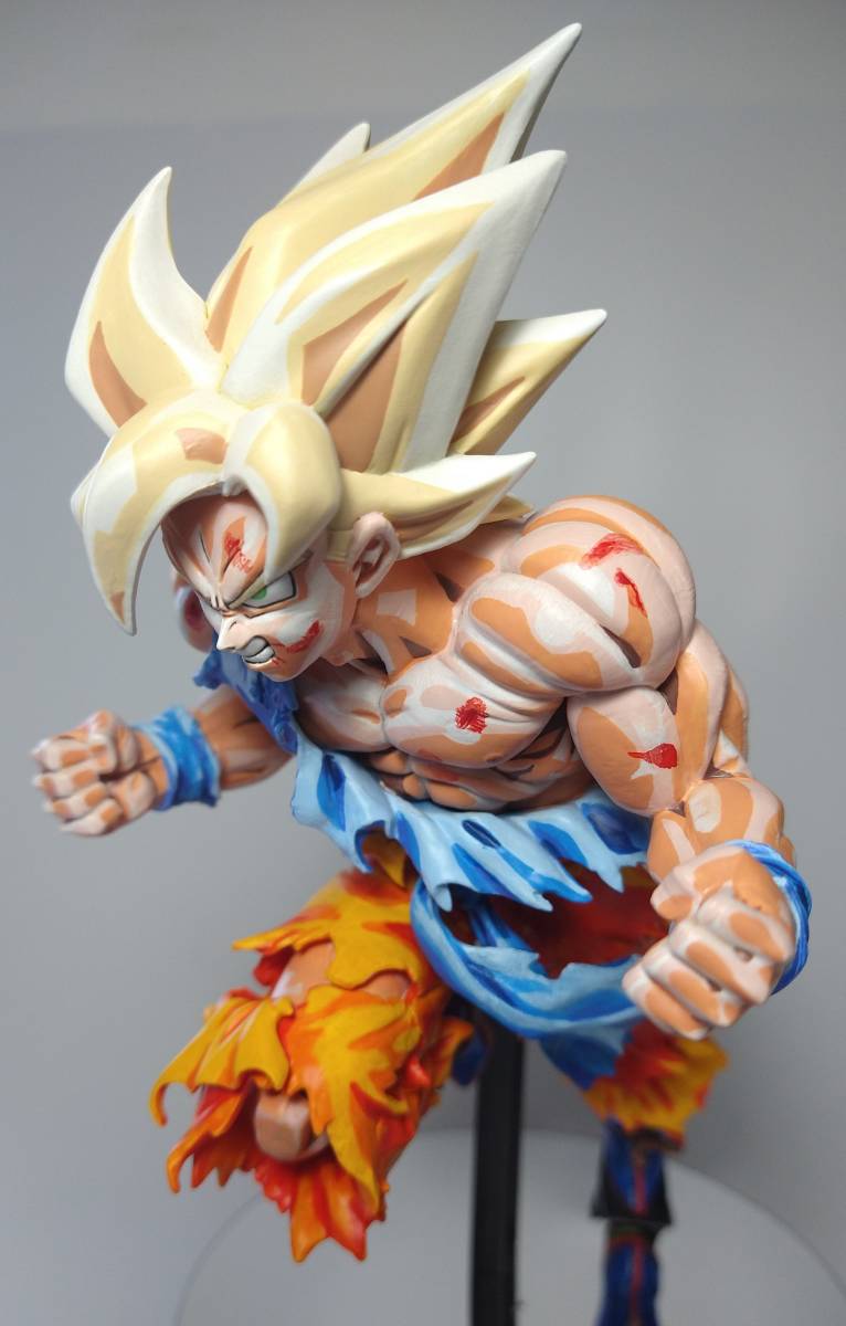 リペイント 2次元 ドラゴンボール 孫悟空 スーパーサイヤ人 フィギュア