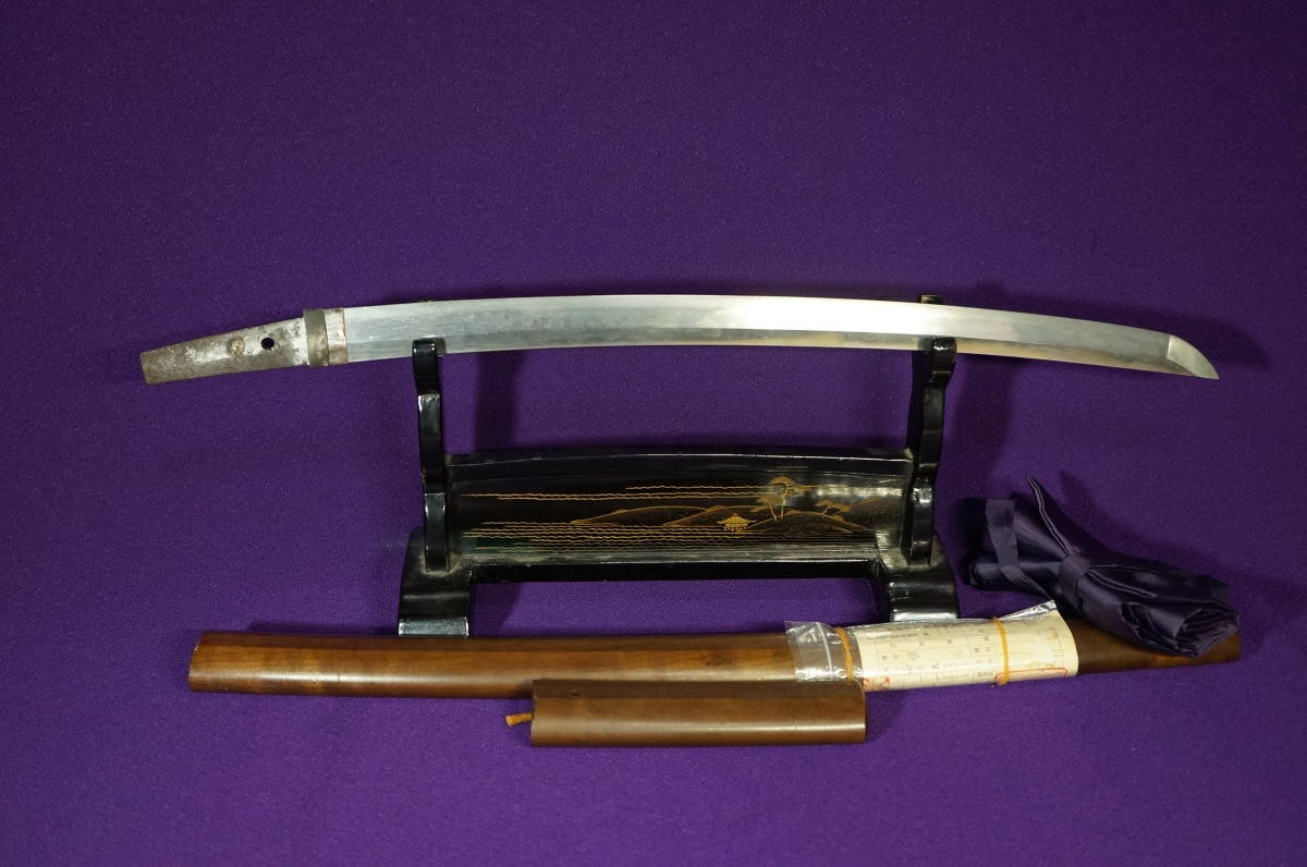 ★蔵出刀剣　相州傳：皆焼き（大乱れ金筋）　薄錆:売り切り