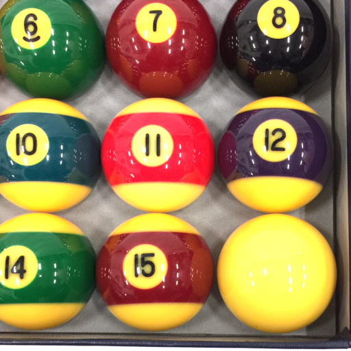SUPER ARAMITH PRO Belsian Pool Balls ビリヤード ボール 珠 16球