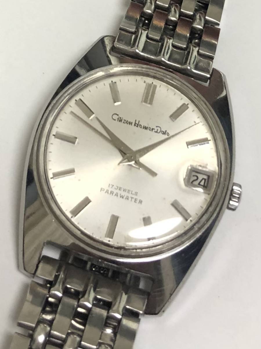  Citizen Homer Date シチズンホーマーデイト 17石 手巻き 稼働品 J1477(シチズン)｜売買されたオークション情報、yahooの商品情報をアーカイブ公開 - オークファン その他