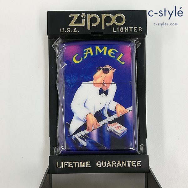 G382a [未使用品] ZIPPO ジッポー CAMEL キャメル ジョー ピアノ オイルライター パープル 喫煙具 タバコ 煙草 | その他 G