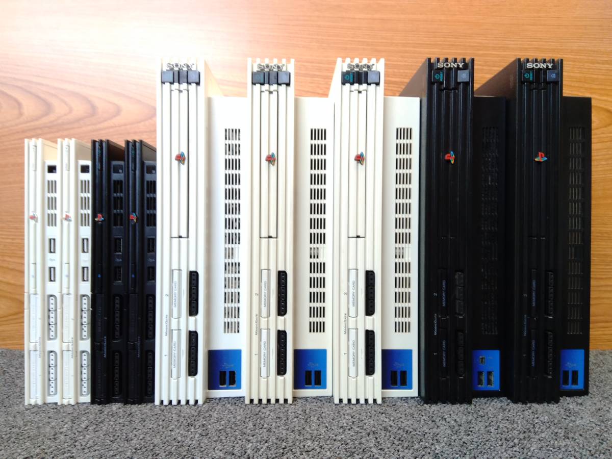 SONY PSX ＆ PlayStation2 ジャンク 本体 2台セット 鴨BY ジャンク PS2本体 まとめ売り9台セット [PCPH-30000/50000/55000